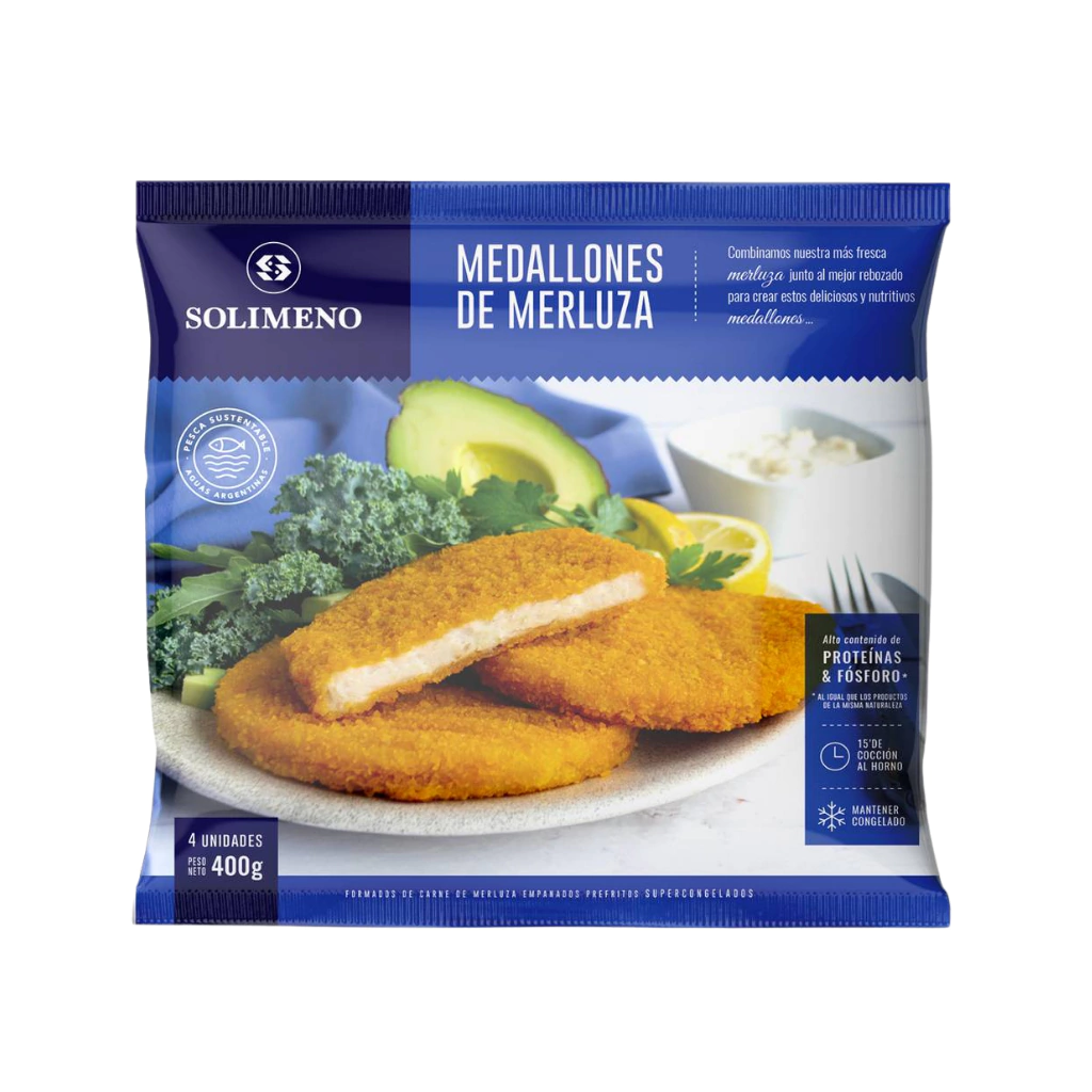 Medallones de merluza